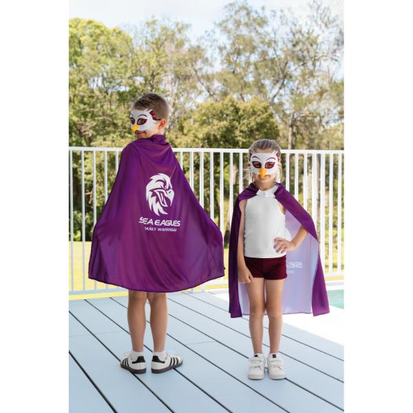 Manly Warringah Sea Eagles Youth Hero Supporter Cape