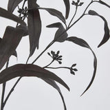 Load image into Gallery viewer, Black Halloween Willow Eucalyptus Spray - 72cm
