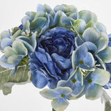 Load image into Gallery viewer, Blue Ranunculus Hydrangea Bouquet
