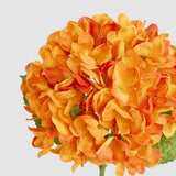 Load image into Gallery viewer, Orange Hydrangea Flower Steam - 48cm
