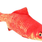Load image into Gallery viewer, Paws &amp; Claws Orange Real Fish Printed Catnip Toy - 20cm
