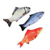 Load image into Gallery viewer, Paws &amp; Claws Orange Real Fish Printed Catnip Toy - 20cm
