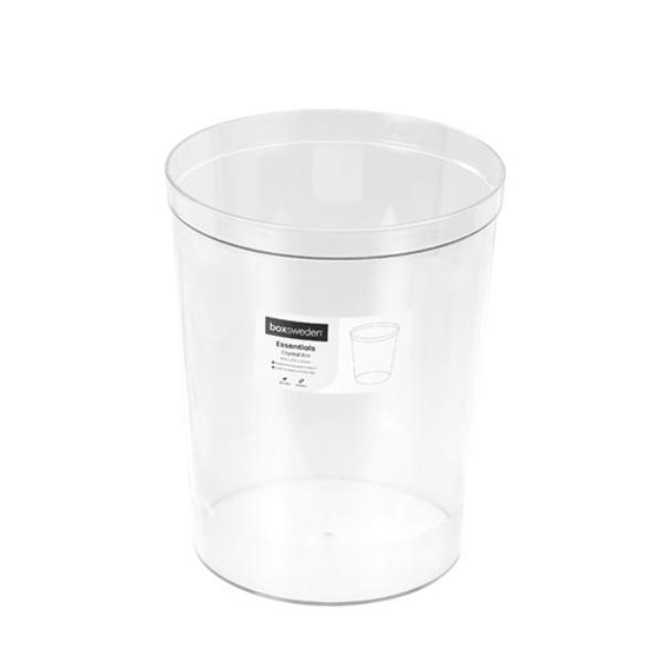 Crystal Waste Bin - 21.5cm x 21.5cm x 27cm