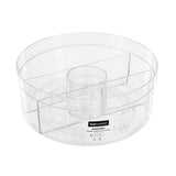 Load image into Gallery viewer, Large Clear Crystal Boxsweden Multi Compartment Turnable Storage - 28.5cm
