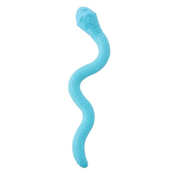Paws & Claws Vinyl Flexi Snake Animal Play Fun Pet Toy - 41cm