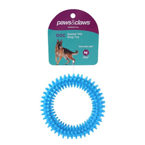 Paws & Claws TPR Spikey Ring Pet Toy