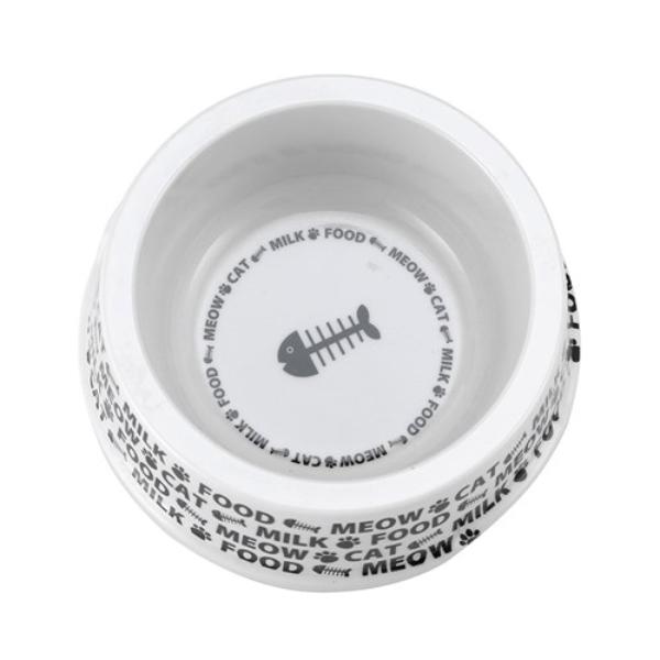 Printed Melamine Cat Bowl - 14.5cm x 5.5cm