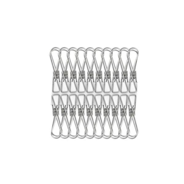 20 Pack HanG It Stainless Steel Pegs - 6cm