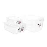 Load image into Gallery viewer, Large Boxsweden Crystal Reno Storage Box With Clear Lid - 37.5cm x 23cm
