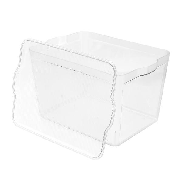 Large Boxsweden Crystal Reno Storage Box With Clear Lid - 37.5cm x 23cm