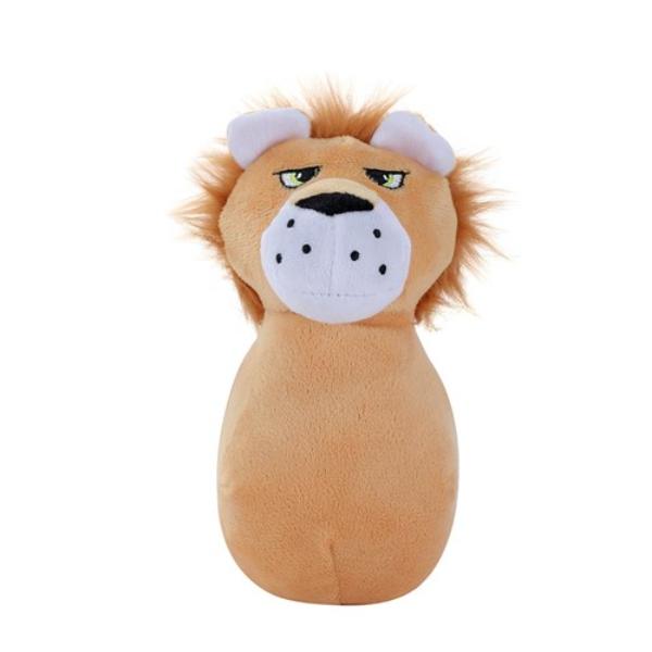 Animal Head Plush Squeaky Pet Toy - 20cm x 11cm x 10cm