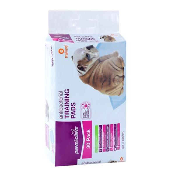 30 Pack Antibacterial Training Pads - 60cm x 60cm