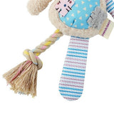 Load image into Gallery viewer, Patchy Pals Plush Bear Pet Toy With Rope - 36cm x 15cm x 7cm
