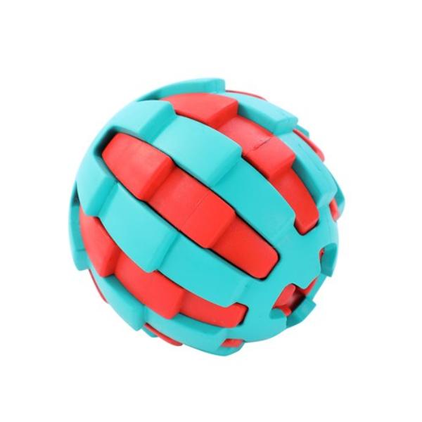 Delta Chews Rubber Enrichment Ball - 6.7cm x 6.5cm x 6.5cm