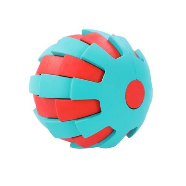 Delta Chews Rubber Enrichment Ball - 6.7cm x 6.5cm x 6.5cm