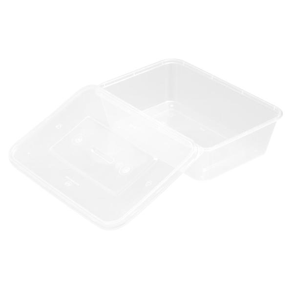 Lemon & Lime Reusable Rectangular Food Container - 650ml