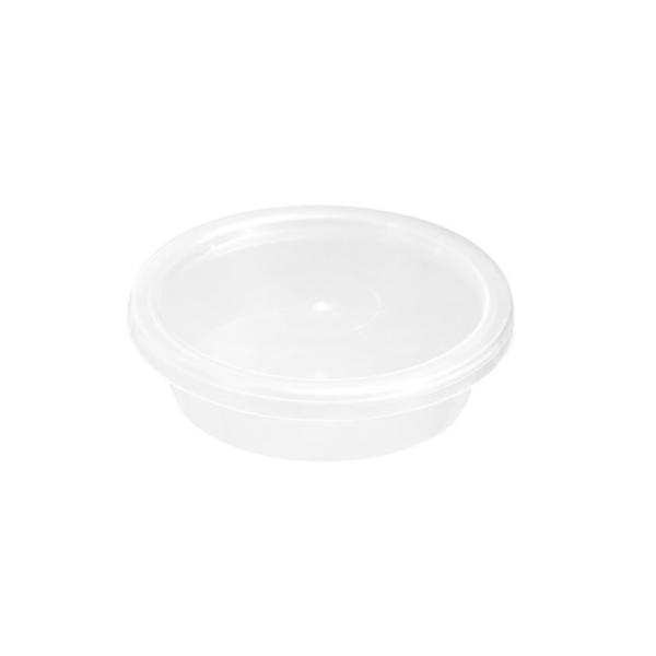 25 Pack Round Reusable Sauce Container - 50ml