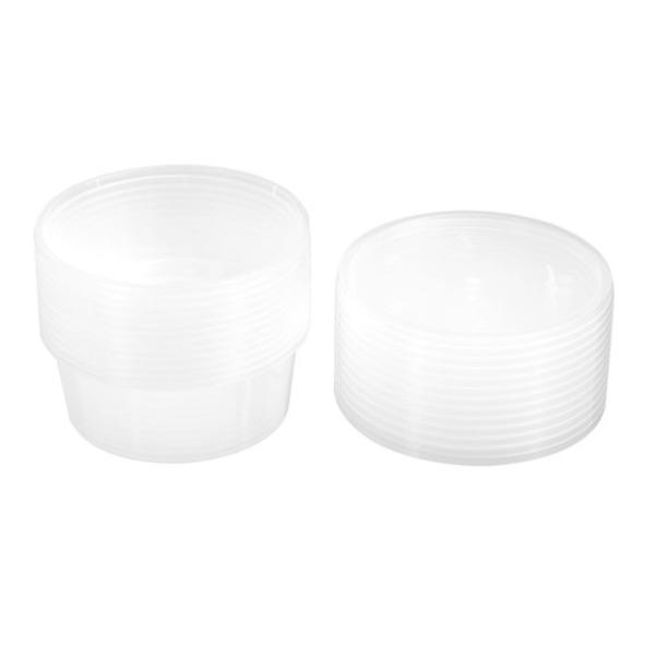 12 Pack Round Reusable Food Container - 300ml