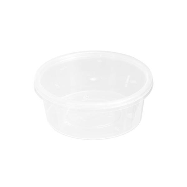 12 Pack Round Reusable Food Container - 300ml