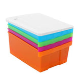 Load image into Gallery viewer, 4 Mega Coloured Plastic Drawer Cabinet - 50cm x 40cm x 103cm
