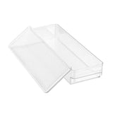 Load image into Gallery viewer, Boxsweden Crystal Fridge Tray With Clear Lid - 30cm x 9.5cm
