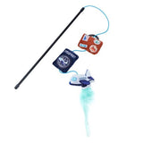 Load image into Gallery viewer, Assorted Cara Cat Tease N Dangle Wand - 33cm x 7cm x 4cm
