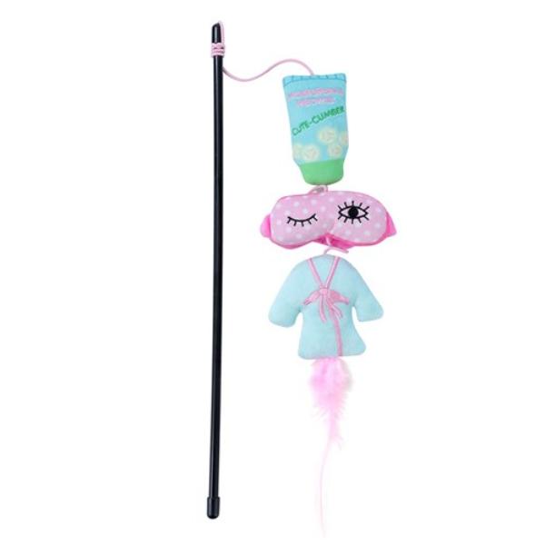 Assorted Cara Cat Tease N Dangle Wand - 33cm x 7cm x 4cm