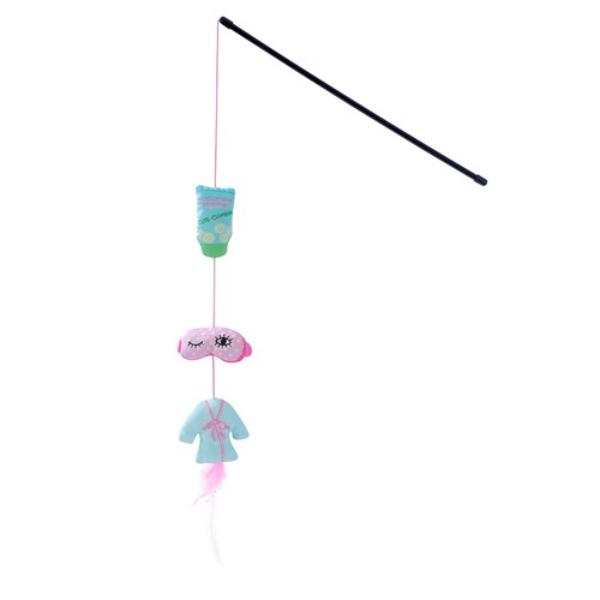 Assorted Cara Cat Tease N Dangle Wand - 33cm x 7cm x 4cm