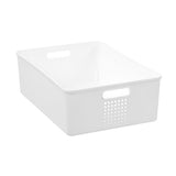 Load image into Gallery viewer, Boxsweden White Levi Storage Basket With Handles - 10L
