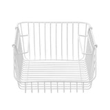 Load image into Gallery viewer, White Toska Wire Stacking Basket - 29.5cm x 29cm x 14.5cm
