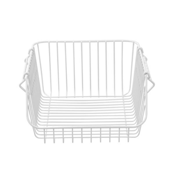 White Toska Wire Stacking Basket - 29.5cm x 29cm x 14.5cm