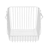 Load image into Gallery viewer, White Toska Wire Stacking Basket - 30cm x 29cm x 21.5cm
