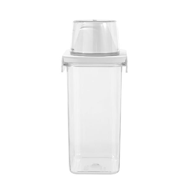 Boxsweden Crystal Clear Keep Fresh Dispensing Container With Measuring Cup - 1.8L