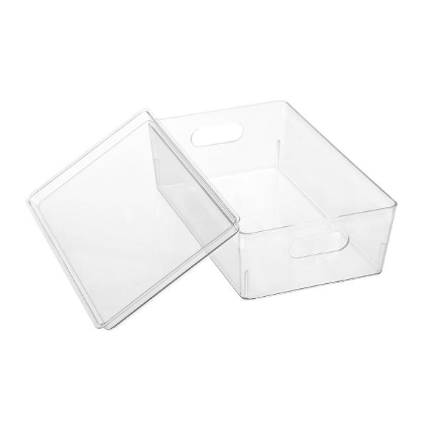 Boxsweden Crystal Clear Lidded Tidy Box - 2.7L