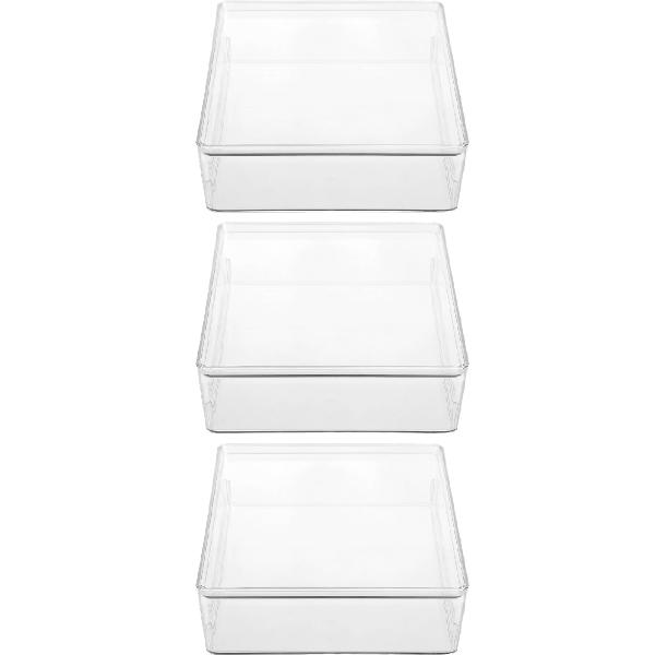 Boxsweden Crystal Clear Lidded Tidy Box - 7L