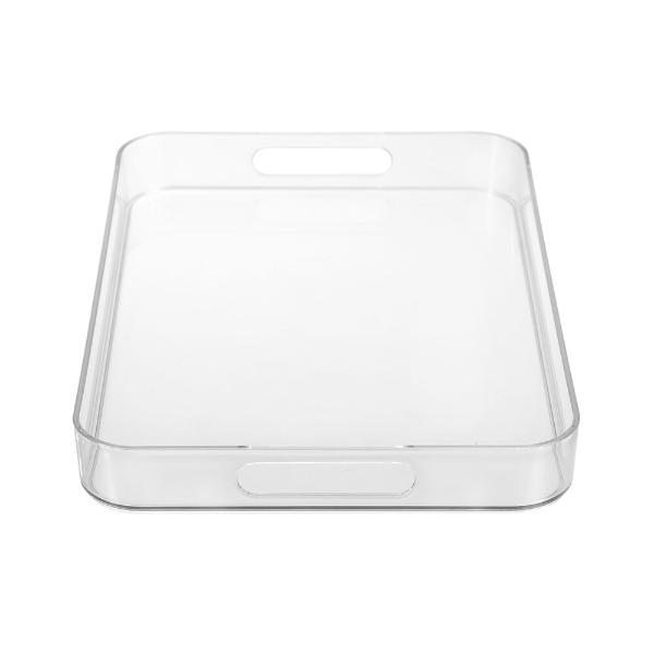 Boxsweden Clear Crystal Serving Tray Organiser - 43cm