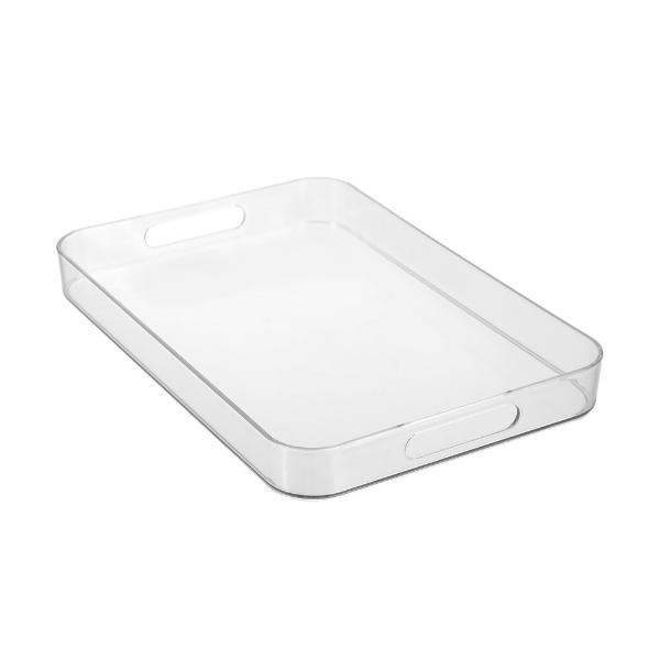 Boxsweden Clear Crystal Serving Tray Organiser - 43cm