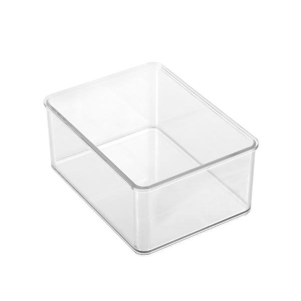 Boxsweden Clear Crystal Stackable Organiser Tray - 16cm