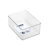 Load image into Gallery viewer, Boxsweden Clear Crystal Stackable Organiser Tray - 16cm
