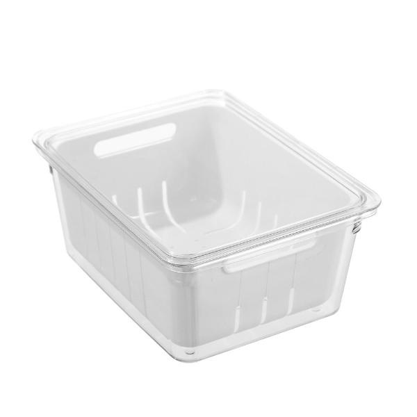 Boxsweden White Clear Crystal Crisp Bin Food Storage - 2L