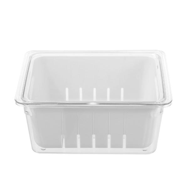 Boxsweden White Clear Crystal Crisp Bin Food Storage - 2L