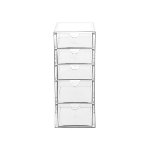 5 Crystal Drawer Station - 17.5cm x 10.5cm x 25cm | The Base Warehouse