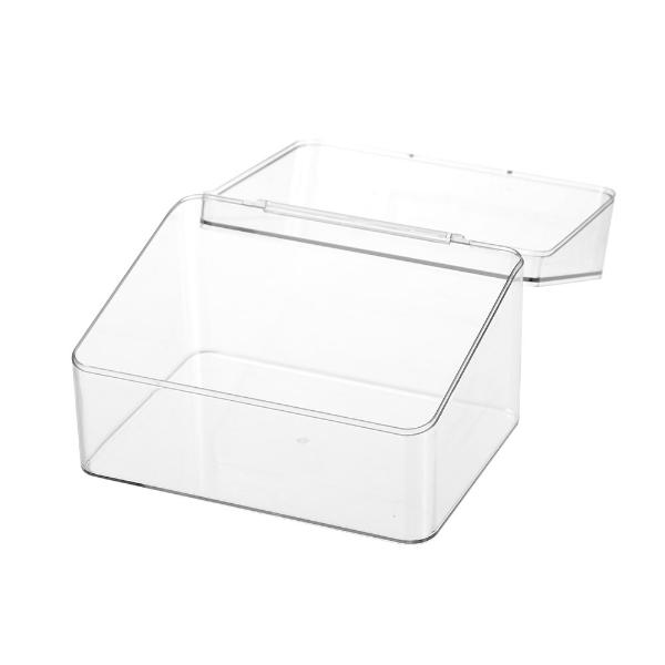 Boxsweden Crystal Clear Cosmetics Flip Lid Box - 20cm