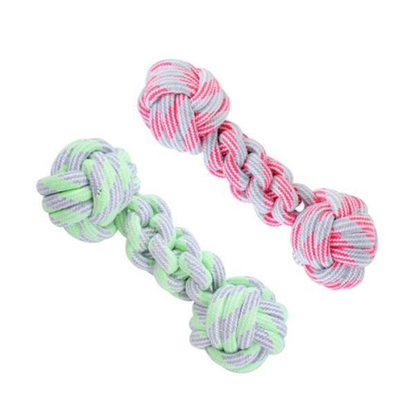 Neon Tug Of War Dumbell Tugger Toy - 25cm x 8cm x 1.5cm