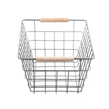 Load image into Gallery viewer, Toska Wire Beech Handle Basket - 30cm x 22cm x 13.5cm
