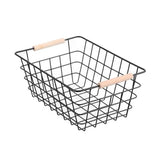 Load image into Gallery viewer, Toska Wire Beech Handle Basket - 30cm x 22cm x 13.5cm
