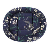 Load image into Gallery viewer, Floral Oval Cat Bed - 42cm x 36cm x 4cm
