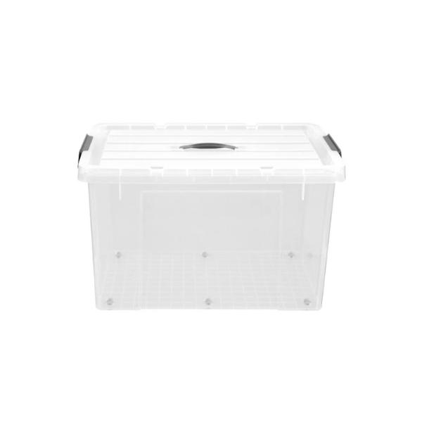 Boxsweden White Dura Carry Box With Wheels - 65L