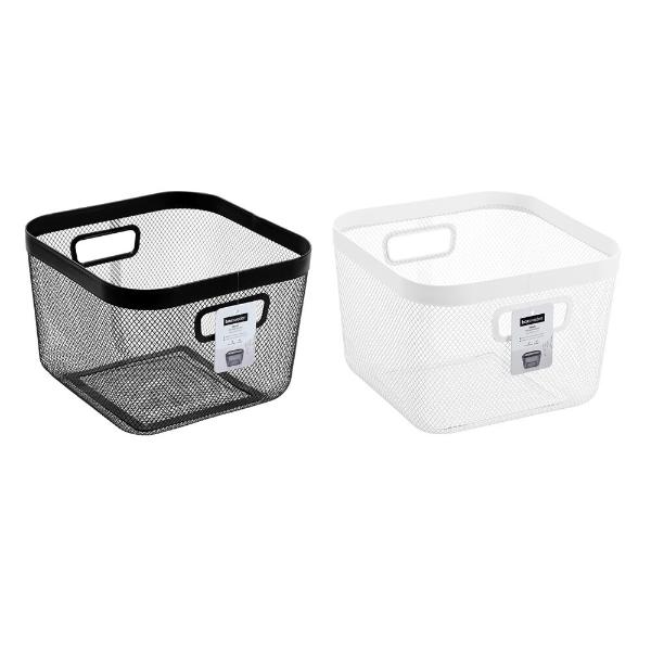 Boxsweden Large Mesh Storage Basket - 28cm x 28cm x 20.5cm