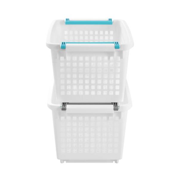 Large Stacking Storage Basket - 24L